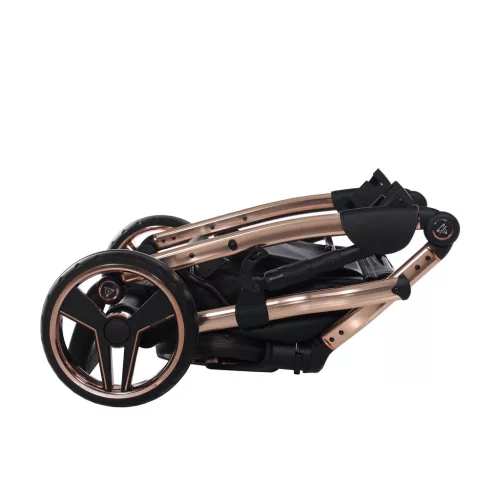 Junama Diamond HAND CRAFT multifunkciós babakocsi - 06 black+cooper