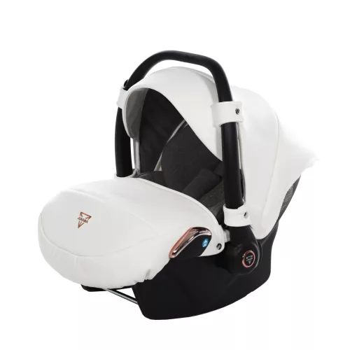Junama Diamond HAND CRAFT multifunkciós babakocsi - 09 white+cooper