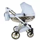 Junama CUBBY Premium többfunkciós babakocsi - kék 03