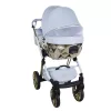 Junama CUBBY Premium többfunkciós babakocsi - kék 03