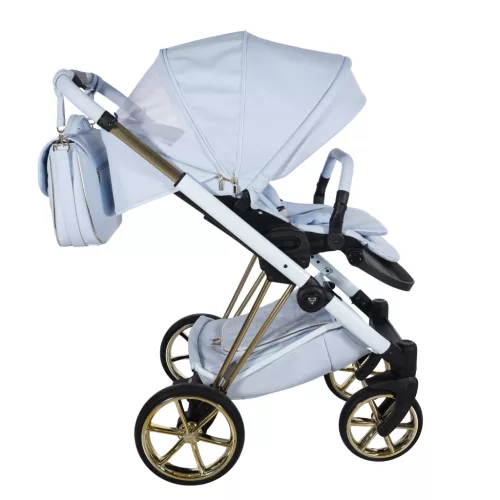 Junama CUBBY Premium többfunkciós babakocsi - kék 03