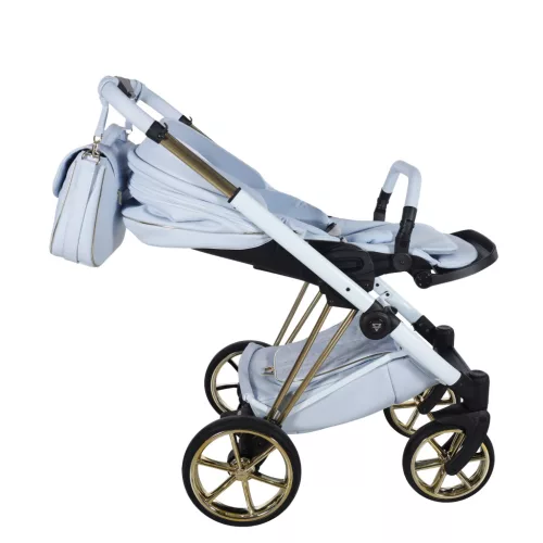 Junama CUBBY Premium többfunkciós babakocsi - kék 03