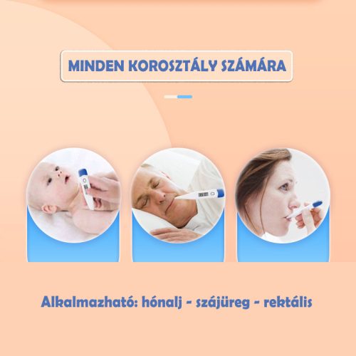 NiKiDs digitális Smart lázmérő - kék