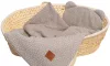 Infantilo NiKiDs muszlin baba ágynemű szett párnával - Dots beige