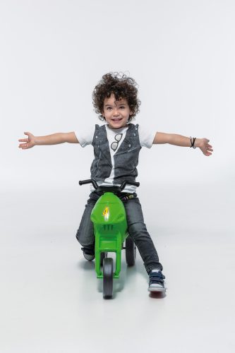 Műanyag Super Bike 4 maxi kismotor - zöld