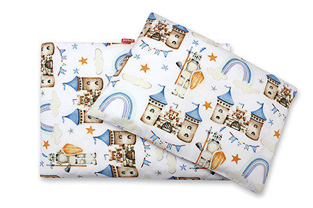 Pamut 2 részes gyerek ágyneműhuzat -  Kastély