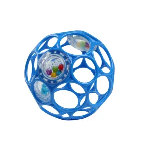 OBALL RATTLE csörgő labda 10 cm blue 0m+