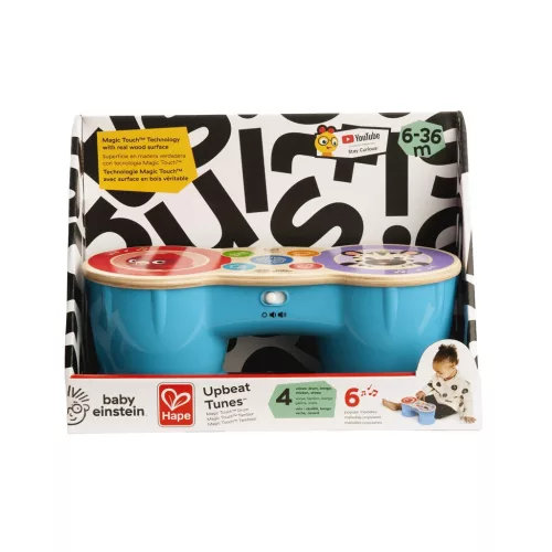 BABY EINSTEIN Zenélő játék Dobok Upbeat Tunes Magic Touch HAPE 6 hó+
