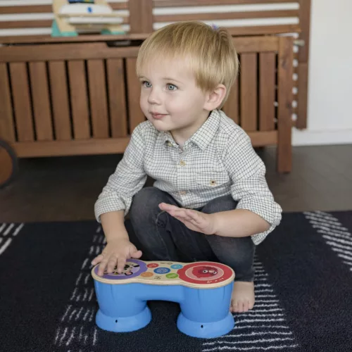 BABY EINSTEIN Zenélő játék Dobok Upbeat Tunes Magic Touch HAPE 6 hó+
