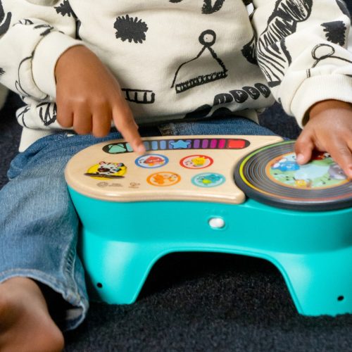 BABY EINSTEIN Zenélő játék Gramofón DJ Discovery Magic Touch HAPE 6 hó+
