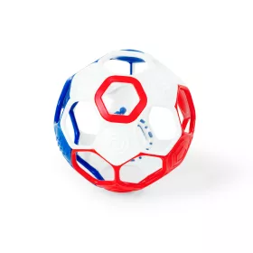   OBALL RATTLE GOALS csörgő focilabda 10 cm piros-fehér-kék 0hó+