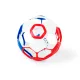 OBALL RATTLE GOALS csörgő focilabda 10 cm piros-fehér-kék 0 hó+