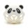 NiKiDs szilikon fogzást segítő rágóka BPA-mentes Panda Baby Cream