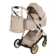 Junama ELLEGANTE Art Deco multifunkciós babakocsi - 02 beige