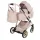 Junama ELLEGANTE Art Deco multifunkciós babakocsi - 01 pink