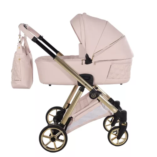 Junama ELLEGANTE Art Deco multifunkciós babakocsi - 01 pink