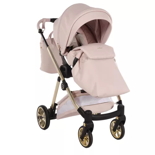 Junama ELLEGANTE Art Deco multifunkciós babakocsi - 01 pink