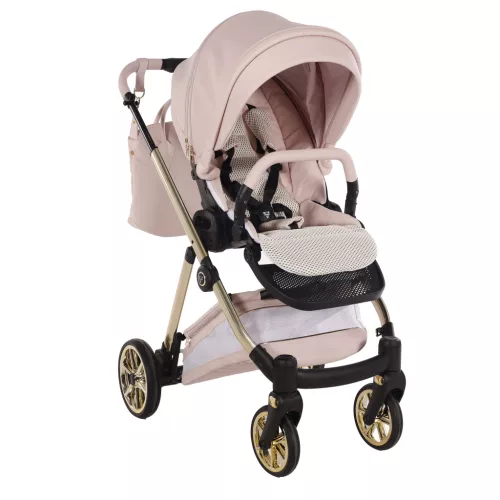 Junama ELLEGANTE Art Deco multifunkciós babakocsi - 01 pink