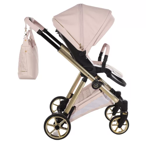 Junama ELLEGANTE Art Deco multifunkciós babakocsi - 01 pink