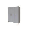 Faktum Flip Grey 3 osztású szekrény