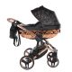 Junama Diamond Heart 3in1 multifunkciós babakocsi - 02 black+cooper