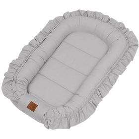 Infantilo NiKiDs pamut, fordos babafészek - szürke