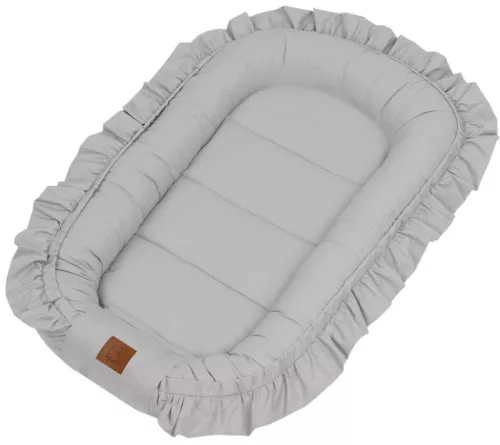 Infantilo NiKiDs pamut, fordítható babafészek – szürke