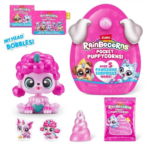 Rainbocorns Pocket Puppycorn meglepetés kutyus, kicsi, 1 db - többféle