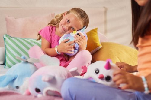 Zuru Rainbocorns Eggzania meglepetés tojás interaktív plüssel - téli barátok