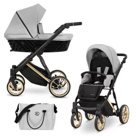   Kunert IVENTO Premium többfunkciós babakocsi - Eco Dove Grey