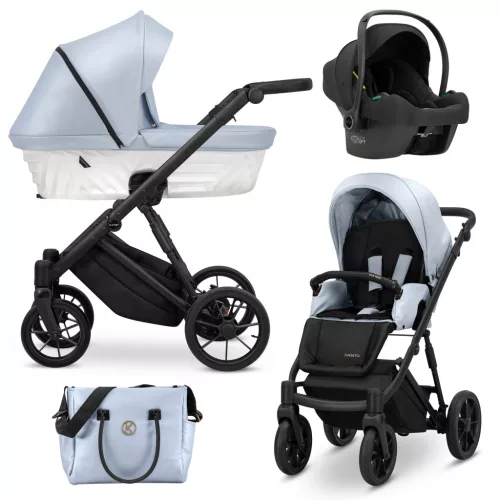 Kunert IVENTO többfunkciós babakocsi - Eco Baby Blue Metalic