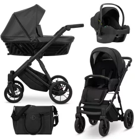 Kunert IVENTO többfunkciós babakocsi - Eco Black Pearl
