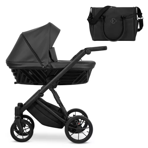 Kunert IVENTO többfunkciós babakocsi - Eco Black Pearl