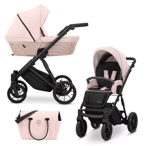 Kunert IVENTO többfunkciós babakocsi - Smoky Pink