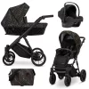 Kunert IVENTO többfunkciós babakocsi - Black Style