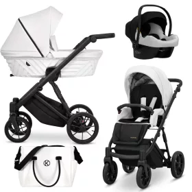 Kunert IVENTO többfunkciós babakocsi - Eco White Pearl