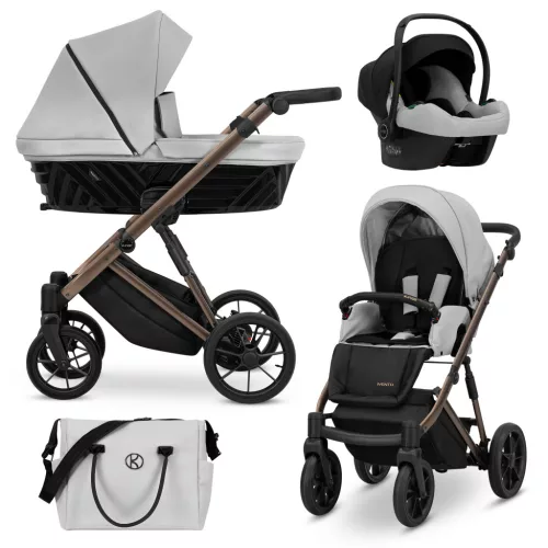 Kunert IVENTO Chocolate 2in1 többfunkciós babakocsi - Eco Dove Grey