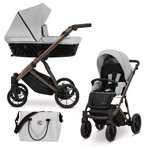 Kunert IVENTO Chocolate 2in1 többfunkciós babakocsi - Eco Dove Grey