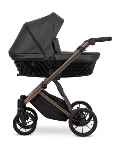 Kunert IVENTO Chocolate 2in1 többfunkciós babakocsi - Eco Black Pearl