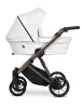 Kunert IVENTO Chocolate 2in1 többfunkciós babakocsi - Eco White Pearl