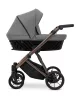 Kunert IVENTO Chocolate 2in1 többfunkciós babakocsi - Deep Graphite