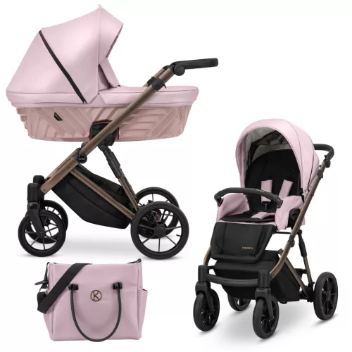 Kunert IVENTO Chocolate 2in1 többfunkciós babakocsi - Eco Pink Metalic