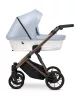 Kunert IVENTO Chocolate 2in1 többfunkciós babakocsi - Eco Baby Blue Metalic