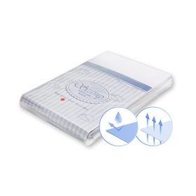 Pamut, gumis 70x120 cm matracvédő lepedő - fehér