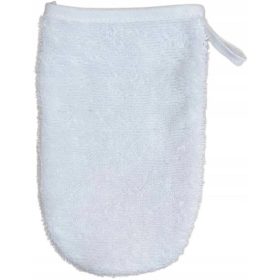 Infantilo NiKiDs frottír fürdető kesztyű - fehér