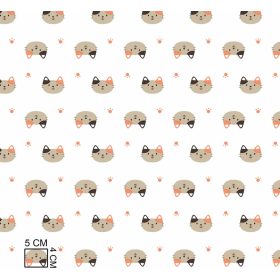 Infantilo NIKIDs színes textilpelenka - Cicafül