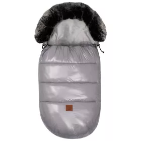 Infantilo NiKiDs FLUFFY Premium bundazsák grey flash