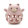 NiKiDs szilikon fogzást segítő rágóka BPA-mentes Baby Teddy Pink