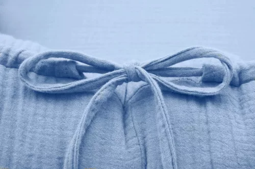 Scamp babafészek - muszlin - BabyBlue