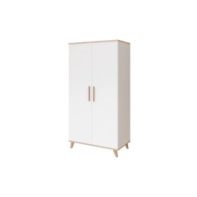 Faktum FLIP White & Oak 2 osztású szekrény